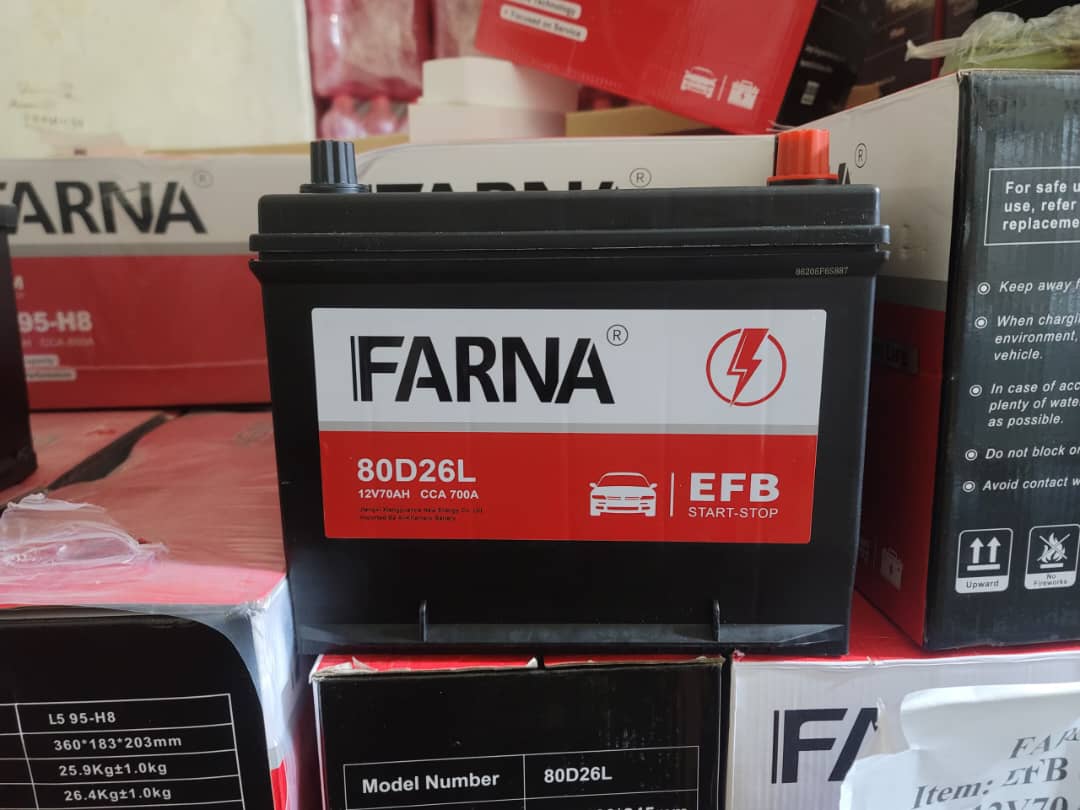 بطارية  FARNA EFB 80D26L