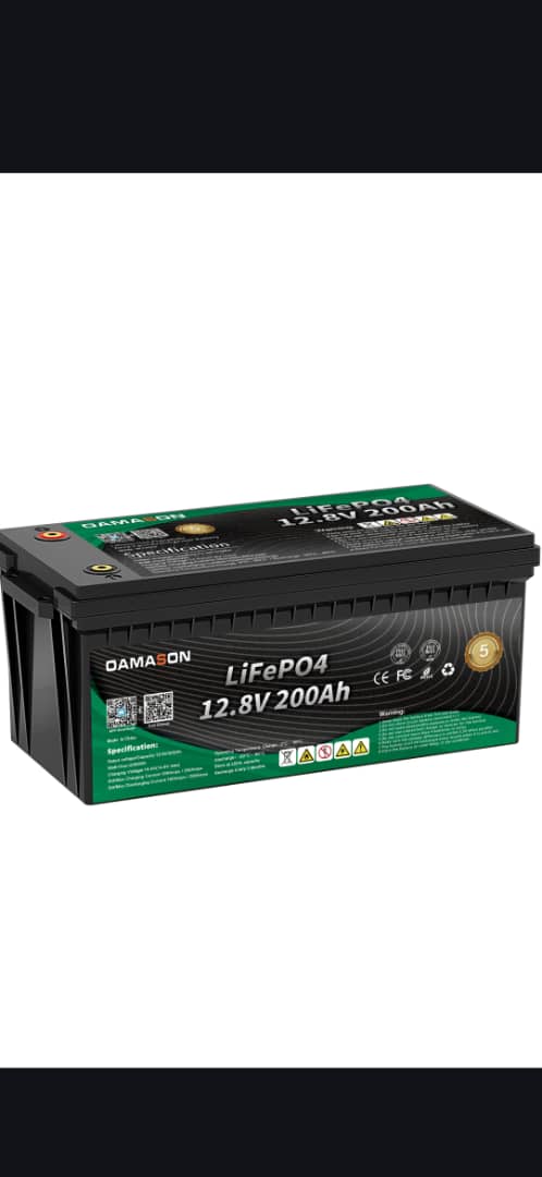 بطارية DAMASON LiFePO4 12.8V 200Ah